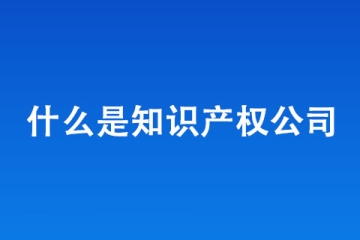 什么是知識產(chǎn)權公司，知識產(chǎn)權公司是干什么的