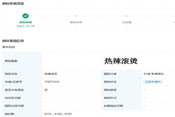 熱映電影《熱辣滾燙》已注冊多枚商標(biāo)