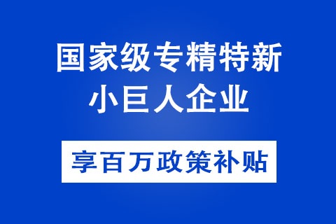 平頂山國家級專精特新小巨人企業(yè)認定方式